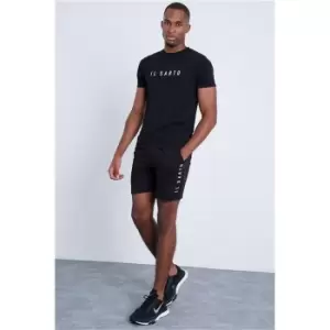 I Saw It First Black Il Sarto Seam Logo Shorts - Black