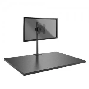 Lindy 40656 flat panel desk mount 71.1cm (28") Screws Black