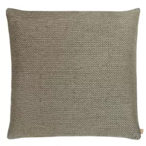 Zeus Jacquard Cushion Bark, Bark / 55 x 55cm / Polyester Filled