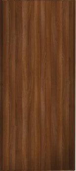 Wickes Sliding Wardrobe Door Walnut Frame and Panel - 2220 x 610mm