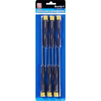 Bluespot - 12603 6 Piece Long Precision Screwdriver Set