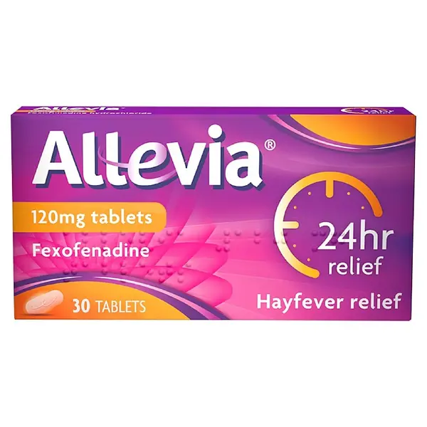 Allevia Fexofenadine 120Mg Tablets 30 Tablets 30 tablets