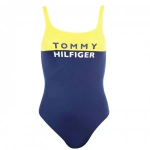 Tommy Bodywear Bold One Piece Swimsuit - Bold Yellow ZGT