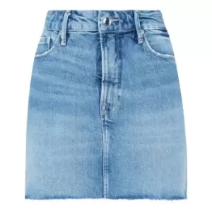 GOOD AMERICAN Good Waist Mini Skirt - Blue