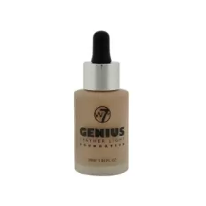 W7 Genius Foundation Natural Beige 30ml