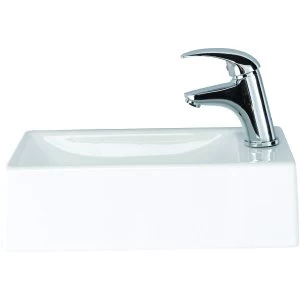 Wickes Sorrento Cloakroom Right Hand Basin - 400mm