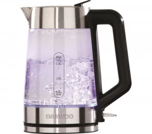 Daewoo SDA2102 1.7L Illuminated Glass Kettle