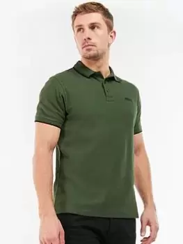 Barbour International Kick Small Logo Polo Shirt - Green, Size XL, Men