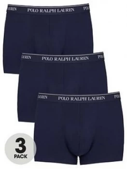 Polo Ralph Lauren Classic Trunks (3 Pack) - Navy, Size 4XL, Men