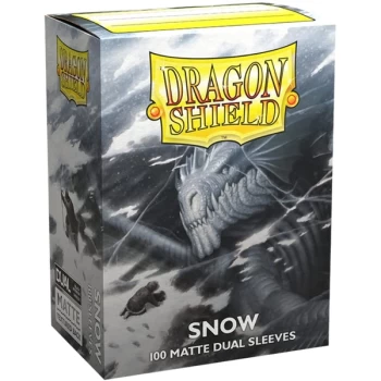 UNIT Dragon Shield Dual Matte - Snow (100 ct.)