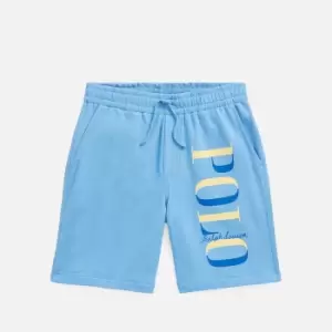 Polo Ralph Lauren Boys' Logo Sweat Shorts - Harbor Island Blue - 6 Years