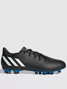 adidas MENS PREDATOR 20.4 FIRM GROUND FOOTBALL BOOT, Black, Size 10, Men