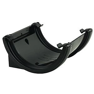 FloPlast RU1B Round Line Gutter Union Bracket - Black