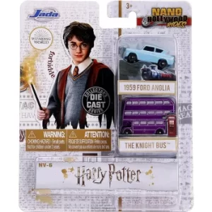 Jada Diecast Harry Potter Nano Hollywood Rides 2 Vehicle Set