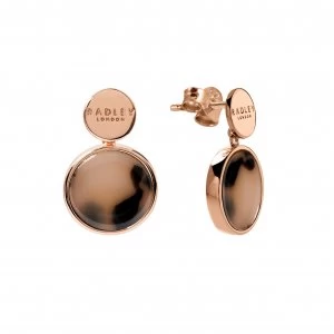 Radley 18ct Gold Plated Base Tort Earrings