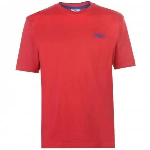 Lonsdale Tipped Tee Mens - True Red