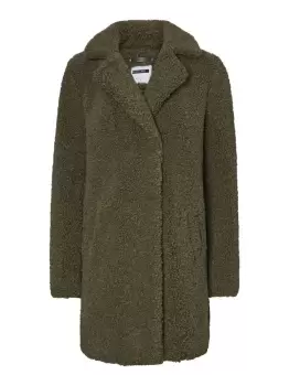 NOISY MAY Teddy Jacket Women Green