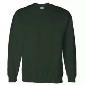Gildan DryBlend Adult Set-In Crew Neck Sweatshirt (13 Colours) (S) (Forest Green)