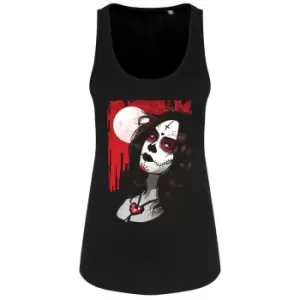 Grindstore Womens/Ladies Night Of The Dead Vest Top (L) (Black)