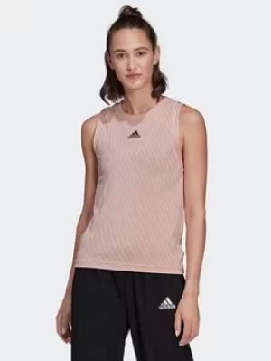 adidas Tennis Match Tank Top, Pink Size XS Women