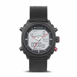 Columbia CSC05-003 Ridge Runner Analog-Digital Black Nylon Watch