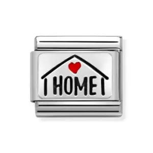 Nomination Classic Silver Home with Heart Charm