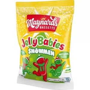 Maynards Bassetts Jelly Babies Snowmen Bag 165g