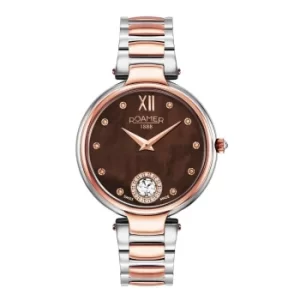 Roamer 600843 49 69 50 Two Tone Aphrodite Brown Mother Of Pearl Dial W