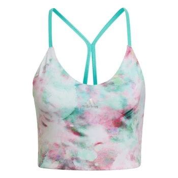 adidas x You for You Bra Top Womens - Pink / Mint Rush / Light Pink