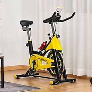 Homcom Exercise Bike with Belt LCD Display