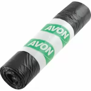 Avon Black Refuse Sacks, Roll of 10