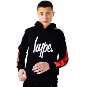 Hype Panel Hoodie - Black