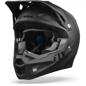 FLY Racing Formula Carbon Solid Matte Black Carbon L