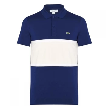 Lacoste Colour Block Polo Shirt - Navy L13