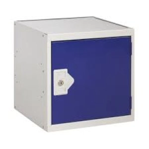 One Compartment Cube Locker D380mm Blue Door MC00091