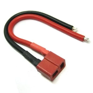 Etronix Female Deans Plug With 10Cm 14Awg Silicone Wire