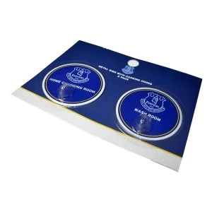 Everton Robe Hook Sign 2 Pack