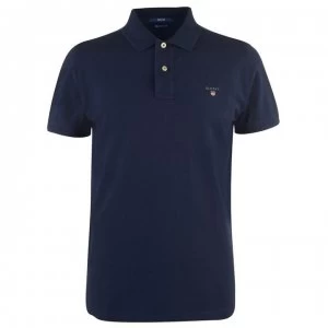 Gant Gant Original Pique Short Sleeve Polo - Navy 433