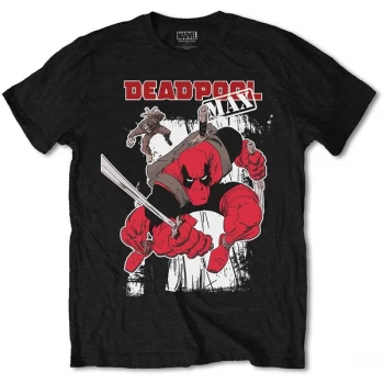 Marvel Comics - Deadpool Max Unisex Small T-Shirt - Black