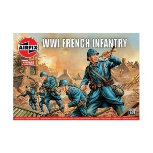 WWI French Infantry 1:76 Air Fix Figures