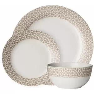 Premier Housewares Avie Casablanca Natural Dinner Set (MOB)