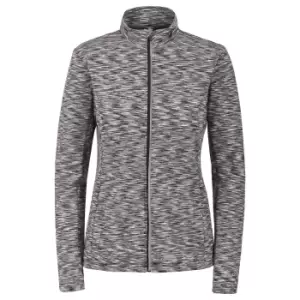 Trespass Womens/Ladies Indira Long Sleeve Full Zip Active Top (M) (Grey Marl)