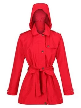 Regatta Ginerva Waterproof Shell Jacket - Red, Size 16, Women