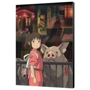 Spirited Away Wooden Wall Art Chihiro 35 x 50 cm