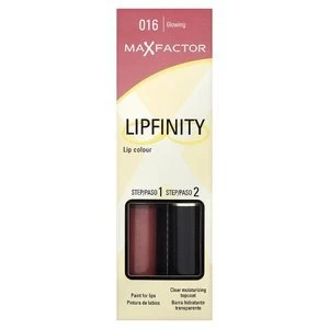 Max Factor Lipfinity Longwear Lipstick Glowing 16 Nude