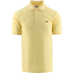 Lacoste Napolitan Yellow Classic Fit Short Sleeve L1212 Polo Shirt