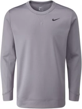 Mens Nike Therma Crew Jumper Smoke