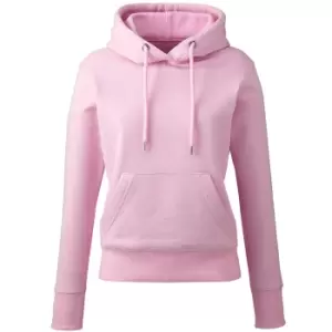 Anthem Womens/Ladies Organic Hoodie (XL) (Pink)