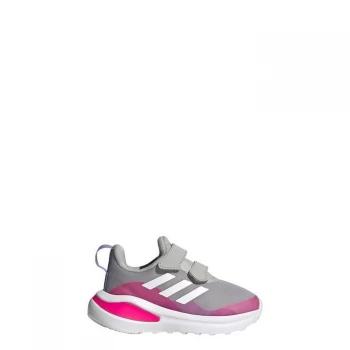adidas FortaRun Double Strap Running Shoes Kids - Grey Two / Cloud White / Shock