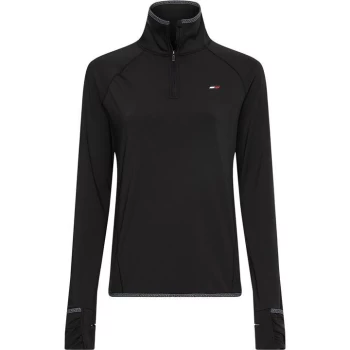 Tommy Sport Mid Layer Top - Black